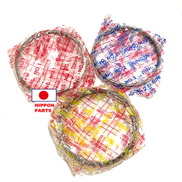 [7215] JGO ANILLAS TOYOTA 0.20 3RZ. ORIGINAL TOYOTA GENUINO JAPAN 13013-75060/ 4uds 96mm diámetro 4uds 1.5mm 8uds 1.7mm 4uds 0.6mm