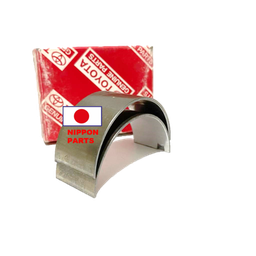 [36543] 1 PAR COJINETES BIELA STD TOYOTA HILUX 3L. ORIGINAL TOYOTA GENUINO JAPAN 13041-54041-03 / TAIHO 2 Pzas 3 H04T