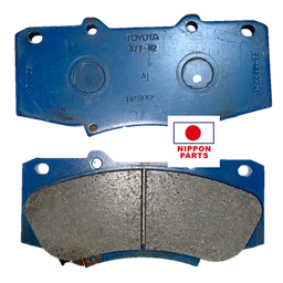 [37946] JGO PASTILLAS FRENO DELANTERA TOYOTA HILUX 2TR 4X4 2011-2014. ORIGINAL TOYOTA GENUINO TAILANDIA 04465-0K340/YZZR5-- 67x143