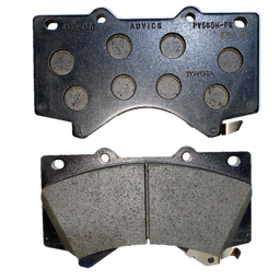 [25562] JGO PASTILLAS FRENO DELANTERA TOYOTA LAND CRUISER 1VD 2008, TUNDRA 2009 3URFE. ORIGINAL TOYOTA GENUINO JAPAN 04465-60280/ 144x85
