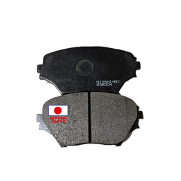 [24807] JGO PASTILLAS FRENO DELANTERO TOYOTA RAV4 NEW 2001-- NISSHINBO JAPAN 04465-42070 PF-1447  Ancho:17mm x Alto:60mm x Largo:123mm