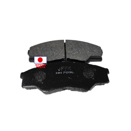 [26669] JGO PASTILLAS FRENO TOYOTA HILUX ARG. KUN15/TGN40 2KD 4X2 JFBK JAPAN 04465-0K160 HN-709L Ancho:15mm x Alto:52mm x Largo:140mm