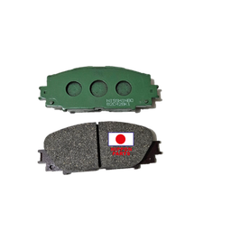 [24780] JGO PASTILLAS FRENO TOYOTA YARIS KSP90, SCP90,KSP92,SCP92. 2005--- NISSHINBO JAPAN 04465-52260 PF-1508 Ancho:17mm x Alto:50mm x Largo:123mm