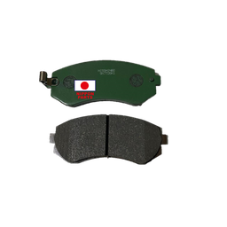 [7182] JGO PASTILLAS TRASERA NISSAN PATROL VAGONETA 98-2004. NISSHINBO JAPAN. 44060-VB290 PF-2199/A277K Ancho:16mm x Alto:51mm x Largo:121mm