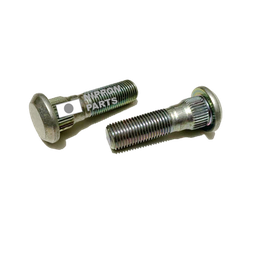 [23135] PERNO RUEDA NISSAN PATROL,SAFARI,CARAVAN, ATLAS, Y60,Y61 91---, FG/BRG/R16#/WG, NV350/E26,H4F23/RF23/R8F23, KA24DE/KA20DE/L28/QD32/TB425/TD42/VG33E/YD25D/ZD30. ORIGINAL NISSAN GENUINO JAPON 40222-C6001/C6000 / 12mm rosca x 26mm x 8mm x 40mm x 14.5mm longitud
