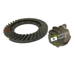 [11797] PIÑON Y CORONA TRASERO 37X9 TOYOTA LAND CRUISER FZJ73-75 2002---. ORIGINAL TOYOTA GENUINO JAPAN 41201-69356/ 37 dientes 6huecos 12mm 14.5cm distancia 13.7cm diámetro interno 23.5cm diámetro externo 9dientes 40mm diámetro x 30mm x 22mm