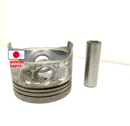 [3439] JUEGO DE 4PZ PISTON MOTOR TOYOTA COROLLA 2E. STD. ORIGINAL TOYOTA GENUINO JAPAN 13101-11051-01/ 73mm diámetro externo 58.5mm alto 1ud buje 18.5mm diámetro externo