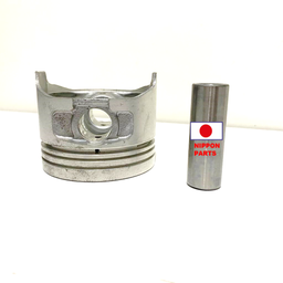 [3438] JUEGO 4PZ PISTON MOTOR TOYOTA COROLLA 2E, ORIGINAL TOYOTA GENUINO JAPAN 13101-11052-01/ 73mm diámetro externo 58.5mm alto 1ud buje 18mm diámetro externo