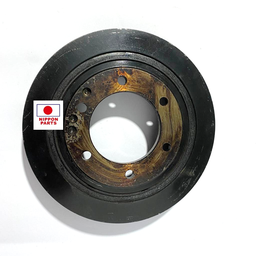 [29579] POLEA CIGUEÑAL GEMELAS 4PK D/H,ALTERNADOR, A/C, TOYOTA LAND CRUISER 1HZ. ORIGINAL TOYOTA GENUINO JAPAN 13408-17030 / Diámetro interno 42 x Diámetro externo 189 x 4 Ranuras x 106 alto