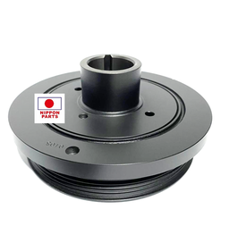 [28246] POLEA CIGUEÑAL TOYOTA LAND CRUISER 2005--, 4RUNNER, SEQUOIA, TUNDRA, 2UZ-FE, UZJ100. ORIGINAL TOYOTA GENUINO JAPAN 13407-50091/0 -- Diámetro interno 35 x Diámetro externo 159 x 6 Ranuras x 72 alto