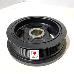 [34206] POLEA CIGUEÑAL TOYOTA SEQUOIA 08--, 3URFE, LAND CRUISER 07--, 1URFE, LEXUS LX450D 08--, 3URFE, LEXUS GX400/460 09--, 1URFE. ORIGINAL TOYOTA GENUINO USA 13470-0S010/ A15D27B -- Diámetro interno 31x Diámetro externo 176x 8 Ranuras x51 alto