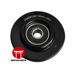 [36078] POLEA TESADOR CORREA A/C TOYOTA  HILUX 3L,2L.LN166/LN145/130/135. 90-04.  JOMO TAIWAN. 88440-35020, P18027/6301RS/12mm diámetro int x 79mm diámetro ext x 19mm alto