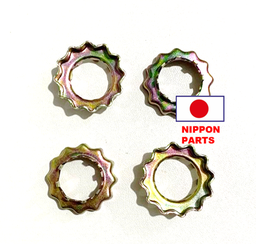 [1093] SEGURO TUERCA PUNTA EJE TOYOTA COROLLA TOYOTA GENUINO JAPAN 43525-20011 / 10 unidades
