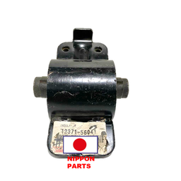 [19781] SOPORTE CAJA TOYOTA 2C TOYOTA GENUINO JAPAN 12371-56041/ 15mm diámetro 4 orificios cónicos 8mm diám 40mm distancia 181.5mm largo x 85mm diámetro x 120mm alto