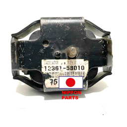 [13876] SOPORTE MOTOR 14B/3B NEW 11B DYNA TOYOTA GENUNO JAPAN 12361-58010 / 12mm diámetro 29mnm distancia 153mm largo x 116mm ancho x 73 alto