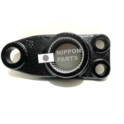 [34620] SOPORTE RH BARRA TORSION NISSAN FRONTIER NISSAN GENUINO JAPAN 54080-VK300 / 114mm largo x 46.5mm alto x 30mm ancho 39 dientes 2huecos de 10mm diám x 16mm distancia 1hueco 16mm