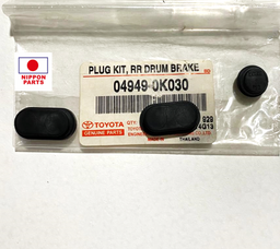 [33379] TAPON LATA DONDE VA EL TAMBOR FRENO TOYOTA GENUINO MALAS 04949-0K030