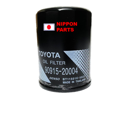 [2865] FILTRO ACEITE TOYOTA 3RZ,5VZ,2UZ.3S,1FZ --. ORIGINAL TOYOTA GENUINO TAILANDIA 90915-20004/2/3YZZD3 17x77x102